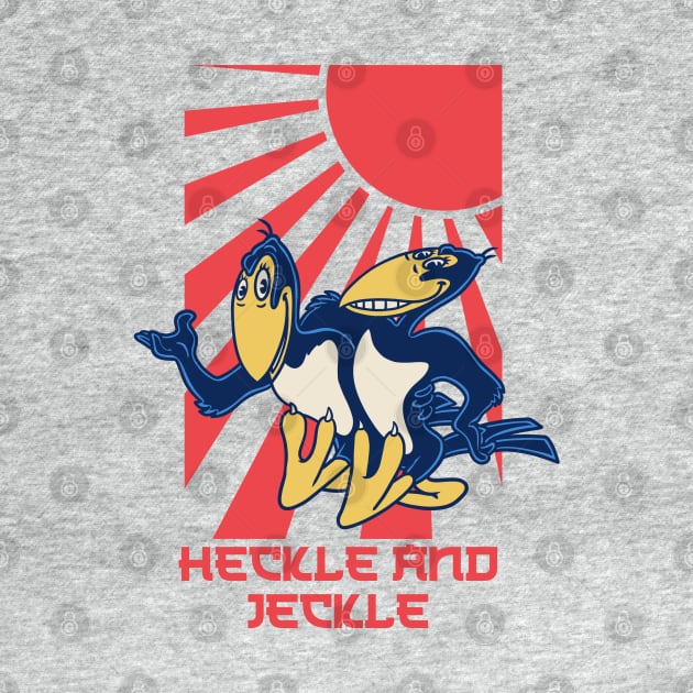 Heckle And Jeckle Retro Japanese by thelazyshibaai